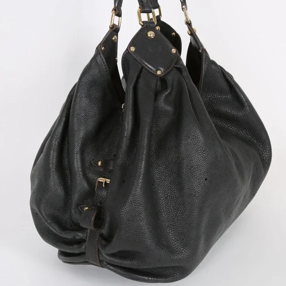 ✨LIKE NEW✨ black leather Louis Vuitton mahina XL - Picture 14 of 14